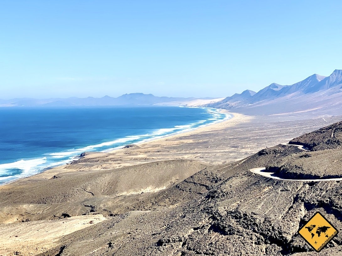 Punto de vista sobre Puerto de Montaña Fuerteventura