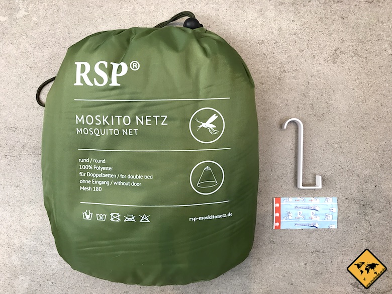 RSP Moskitonetz Travel/Home XXL auch für Doppelbetten - 65 x 300 x 1350 cm  - das Orginale (Grün)