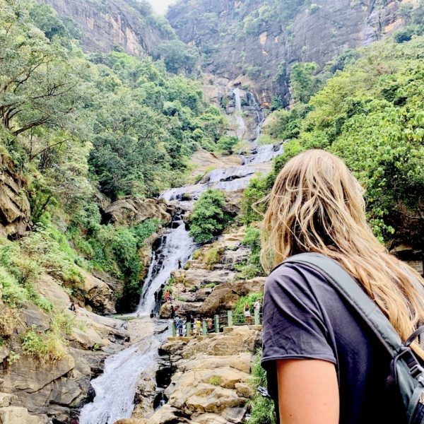 Ravana Falls Ella in Sri Lanka