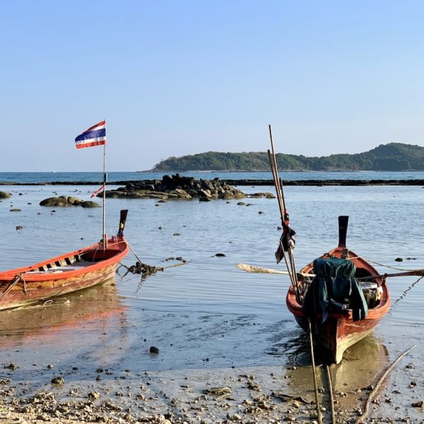 Rawai Beach Boote Ebbe