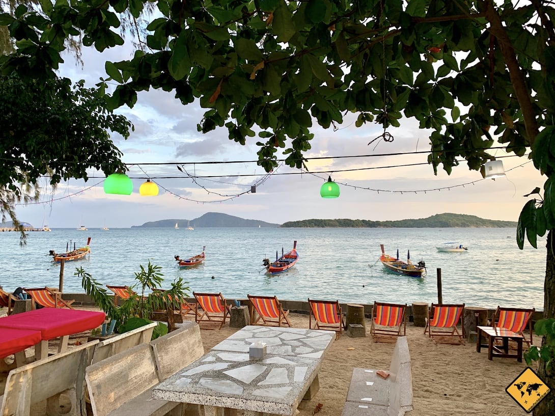 Rawai Beach Restaurant Meerblick