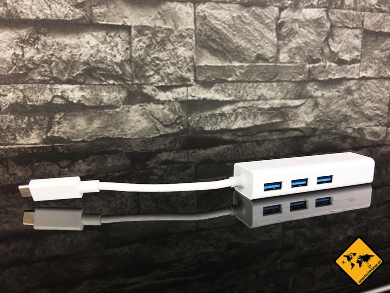 Reise Gadgets für Frauen AUKEY USB C Hub Ethernet auf 3 Port USB 3 0