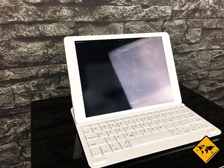 Reise Gadgets für Frauen Anker Ultra-Thin Deutsche Bluetooth Tastatur