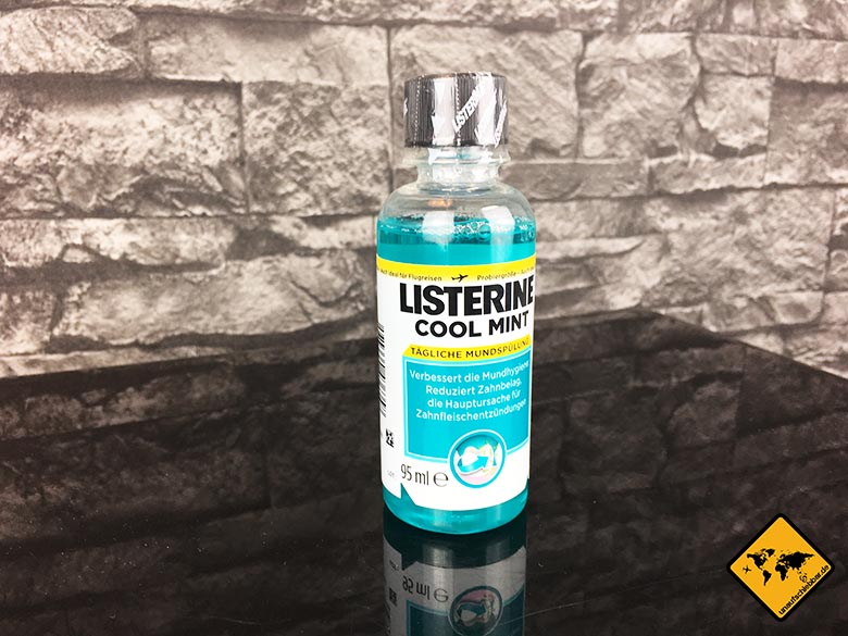 Reise Gadgets für Frauen Listerine Cool Mint Reise-Mundspülung