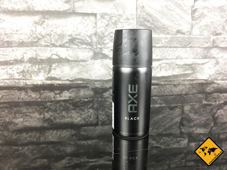 Reise Gadgets für Männer Axe Body Spray Reise Deo Black 35 ml