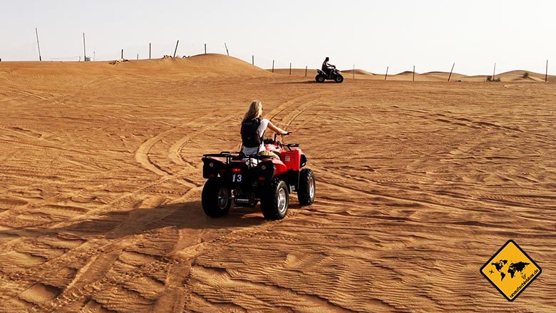 Reisen und Sport Quad fahren