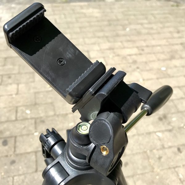 Reisestativ Empfehlung Fotopro Stativ Smartphone Aufsatz Wasserwaage