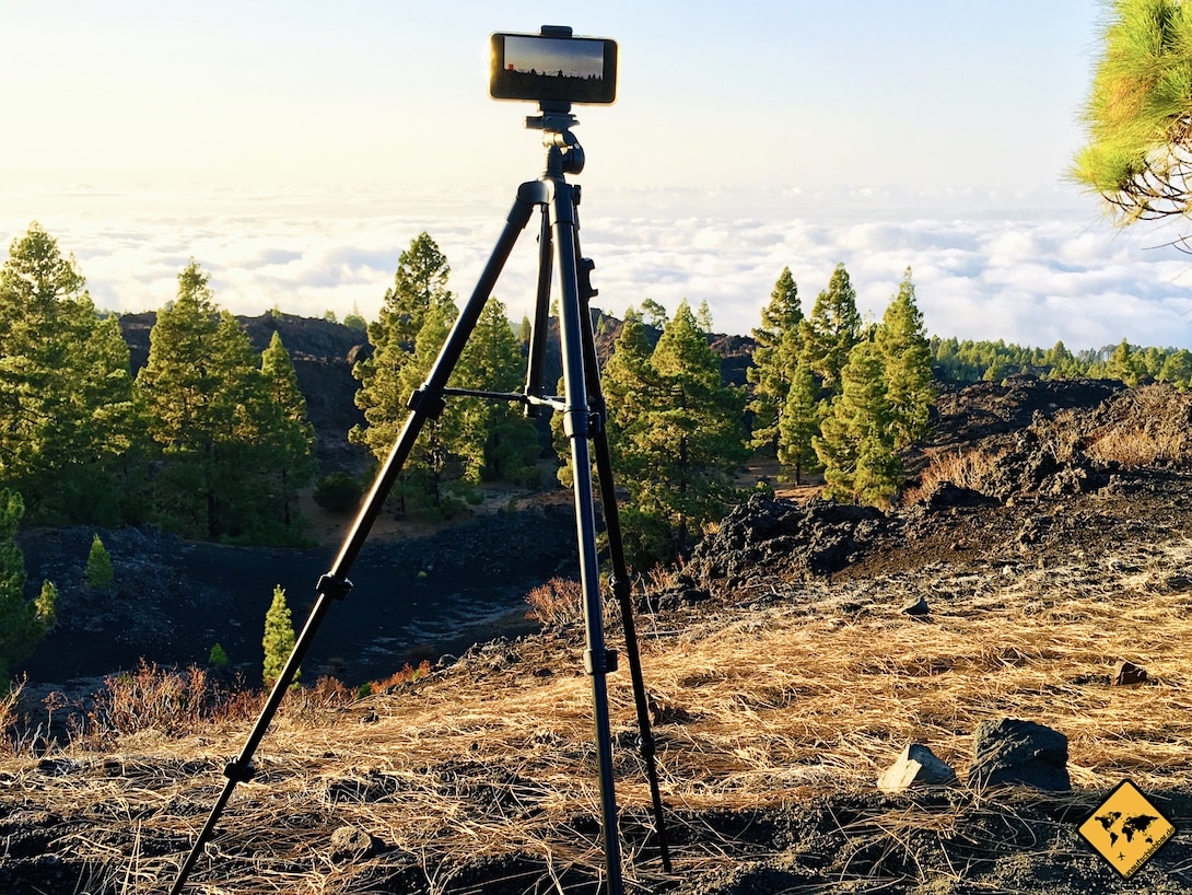 Reisestativ Empfehlung Fotopro Stativ über den Wolken