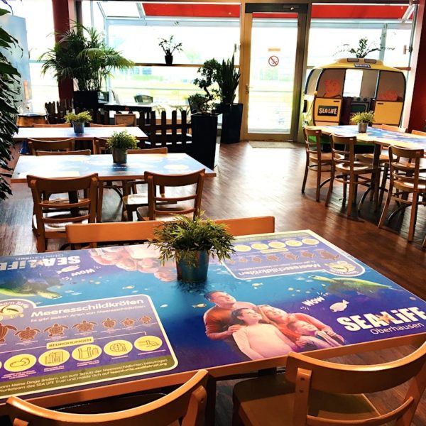 Restaurant Tische Sea Life