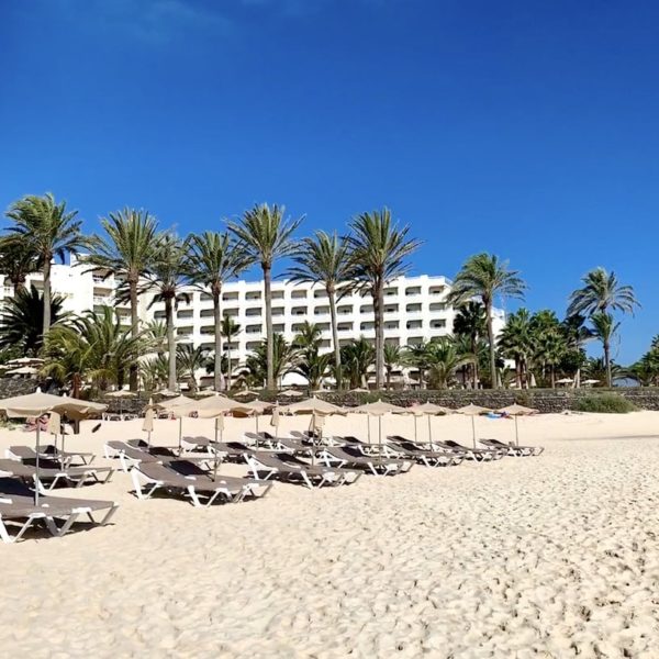 Riu Hotel Liegen Strand Corralejo Fuerteventura