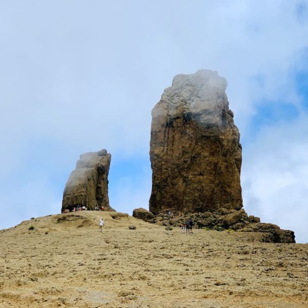 Roque Nublo Wolken blauer Himmel