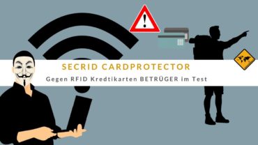 SECRID Cardprotector Test (Wallet gegen RFID Kreditkarten BETRÜGER)