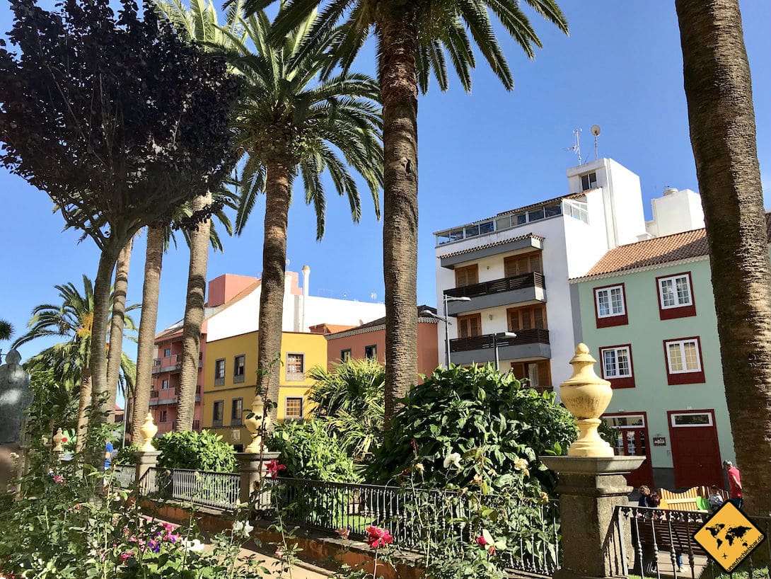 Im Park vor der Iglesia de la Concepción findest du auch einen kleinen Spielplatz für Kinder