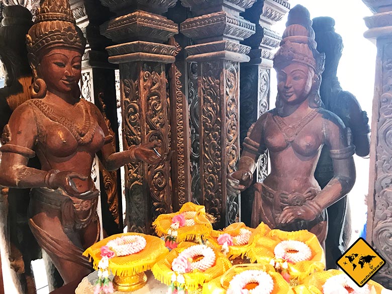 Sanctuary of truth Temple Pattaya Ausgang