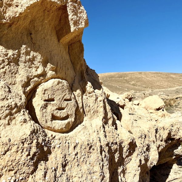 Sandstein Gesicht Barranco de los Enamorados