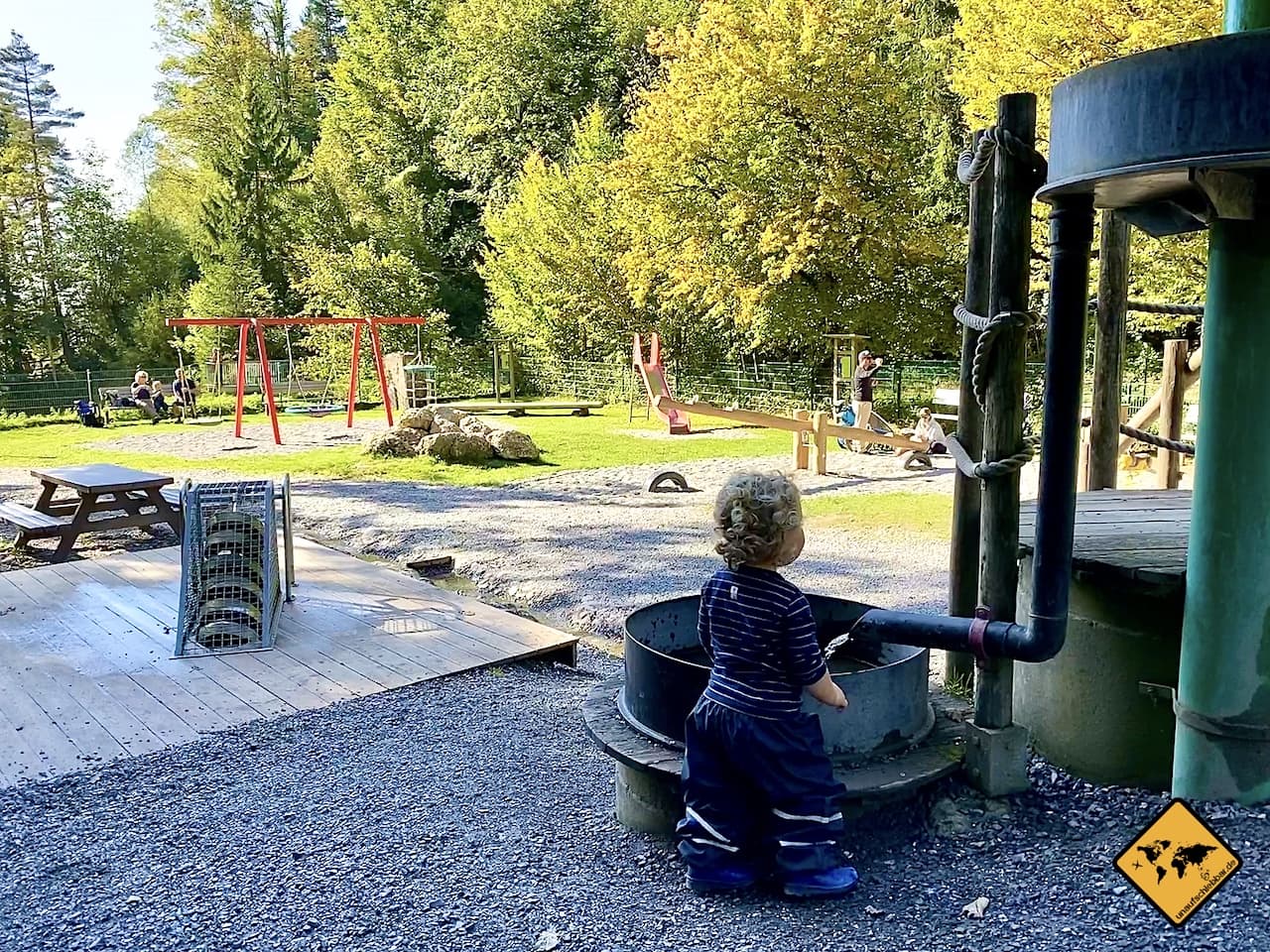 Scheidegger Wasserfälle Kinderspielplatz Wasserspielplatz