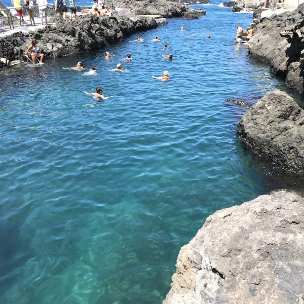 Schwimmen Garachico Teneriffa
