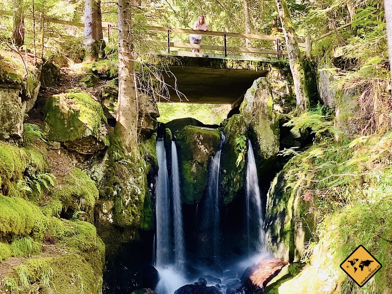 Sehenswürdigkeiten im Schwarzwald Menzenschwander Wasserfälle