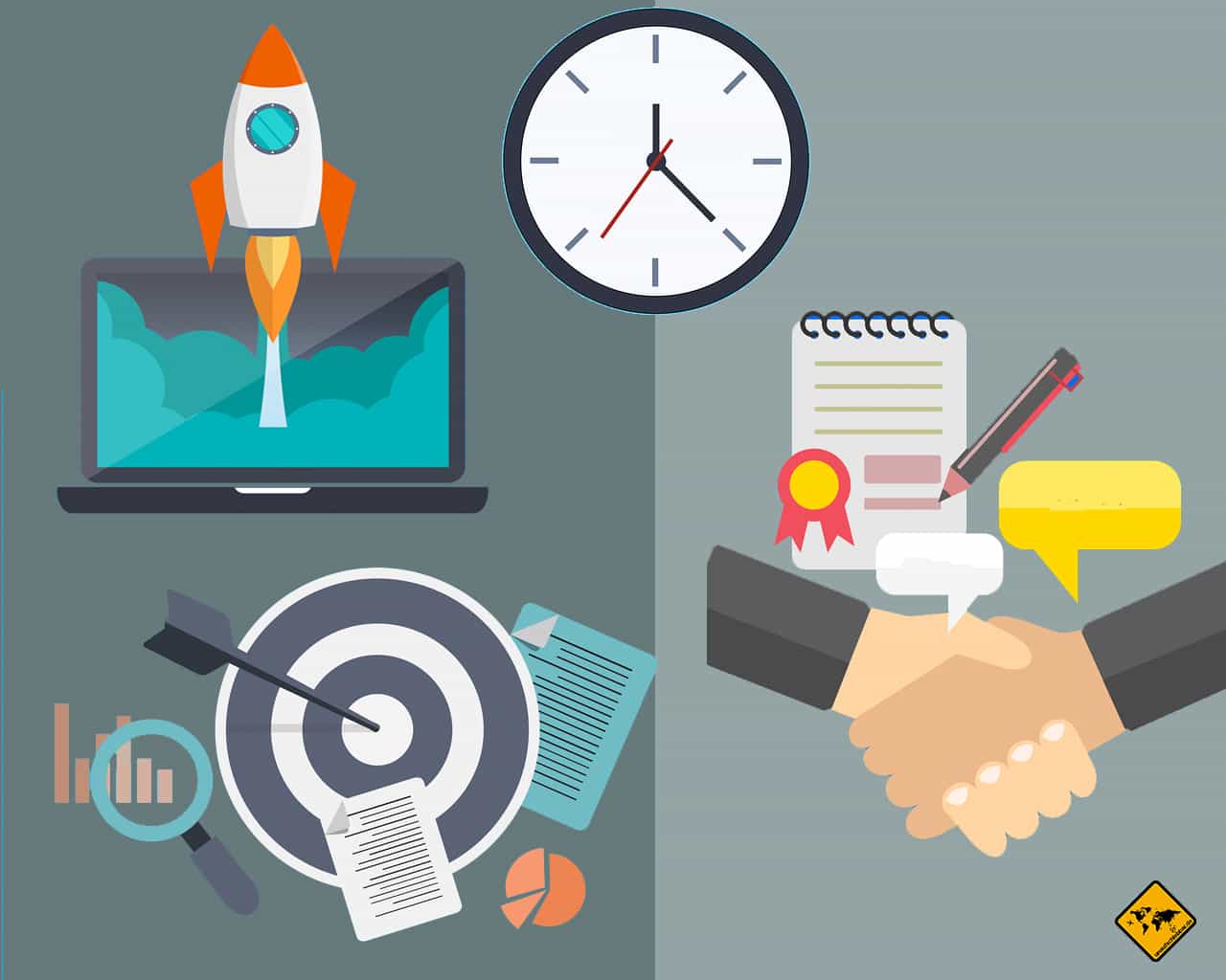 Selbstständig und angestellt in Teilzeit Remote Work
