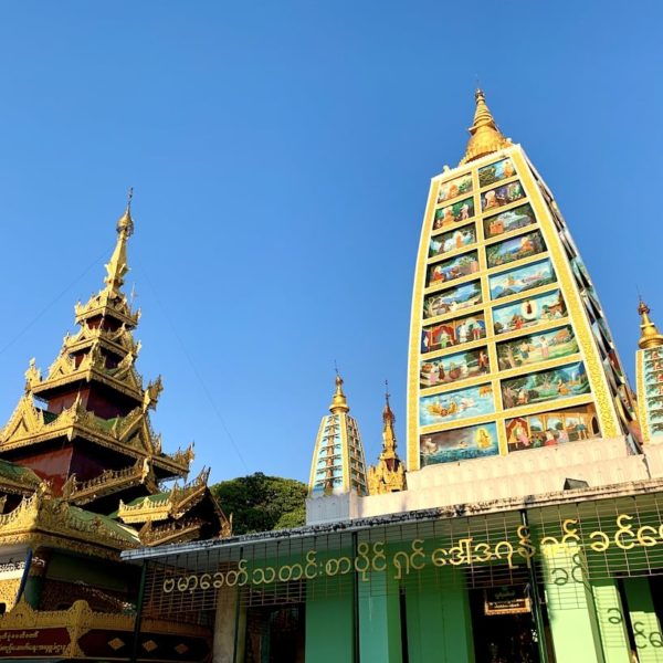 Shwedagon Pagode Tempel Buddha-Bilder