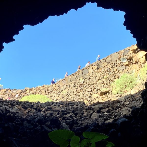Sicht Lavahöhle innen