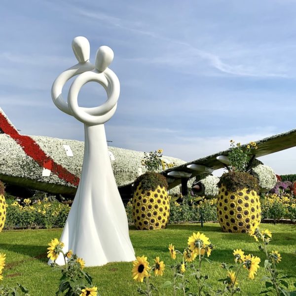 Skulptur Blumengarten Dubai