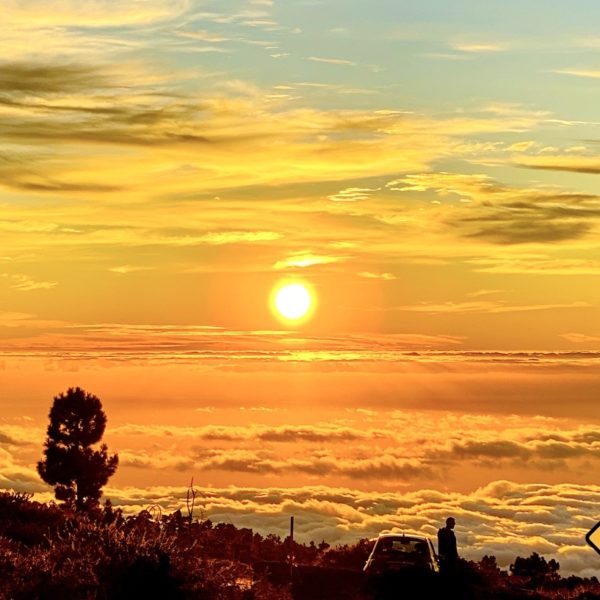 Sonnenuntergang La Palma Roque de los Muchachos