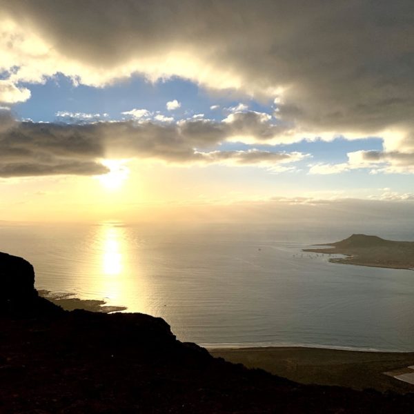 Sonnenuntergang Mirador del Río Lanzarote