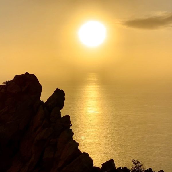 Sonnenuntergang Roque Teneguía