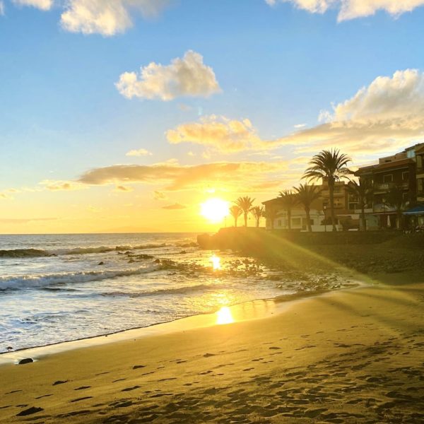 Sonnenuntergang Valle Gran Rey Strand