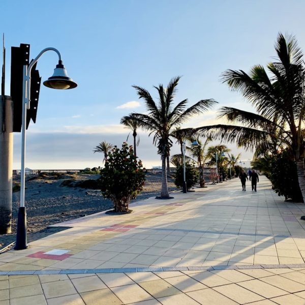 Spaziergang Promenade Arinaga Gran Canaria