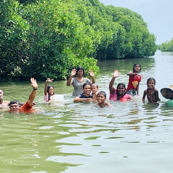 Sri Lanka baden Lagune