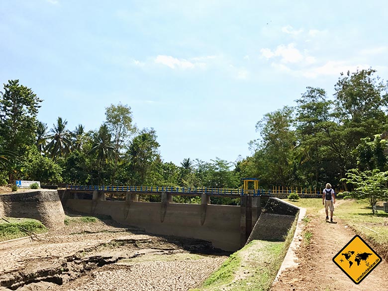 Staudamm Tiu Pupus Wasserfall Lombok