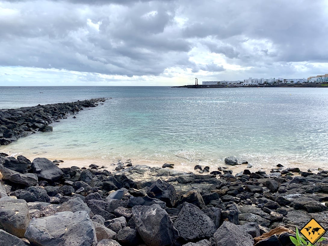 Steine Strand Costa Teguise Lanzarote