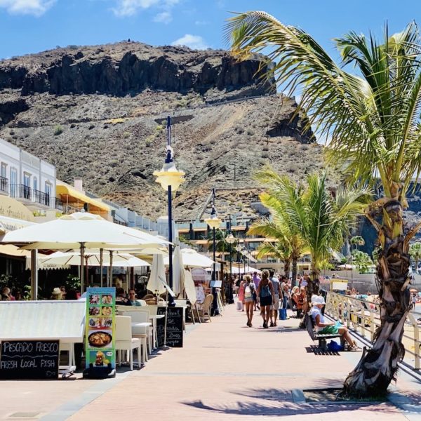 Strandpromenade Playa de Mogán Gran Canaria