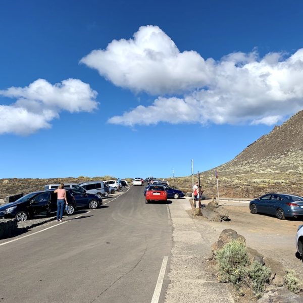 Straße Parkplatz Punta de Teno Teneriffa
