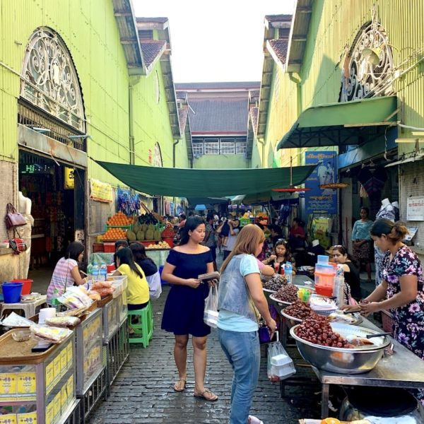 Street-Food Yangon Bogyoke Aung San Market