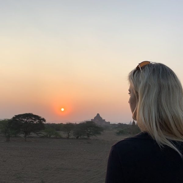 Sulamuni Manmade Sunset Hill Sonnenuntergang Bagan