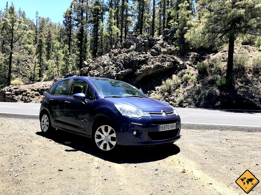 Teide Nationalpark Anreise Mietwagen