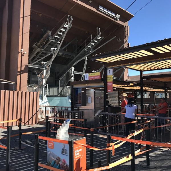 Teide Seilbahn Eingang