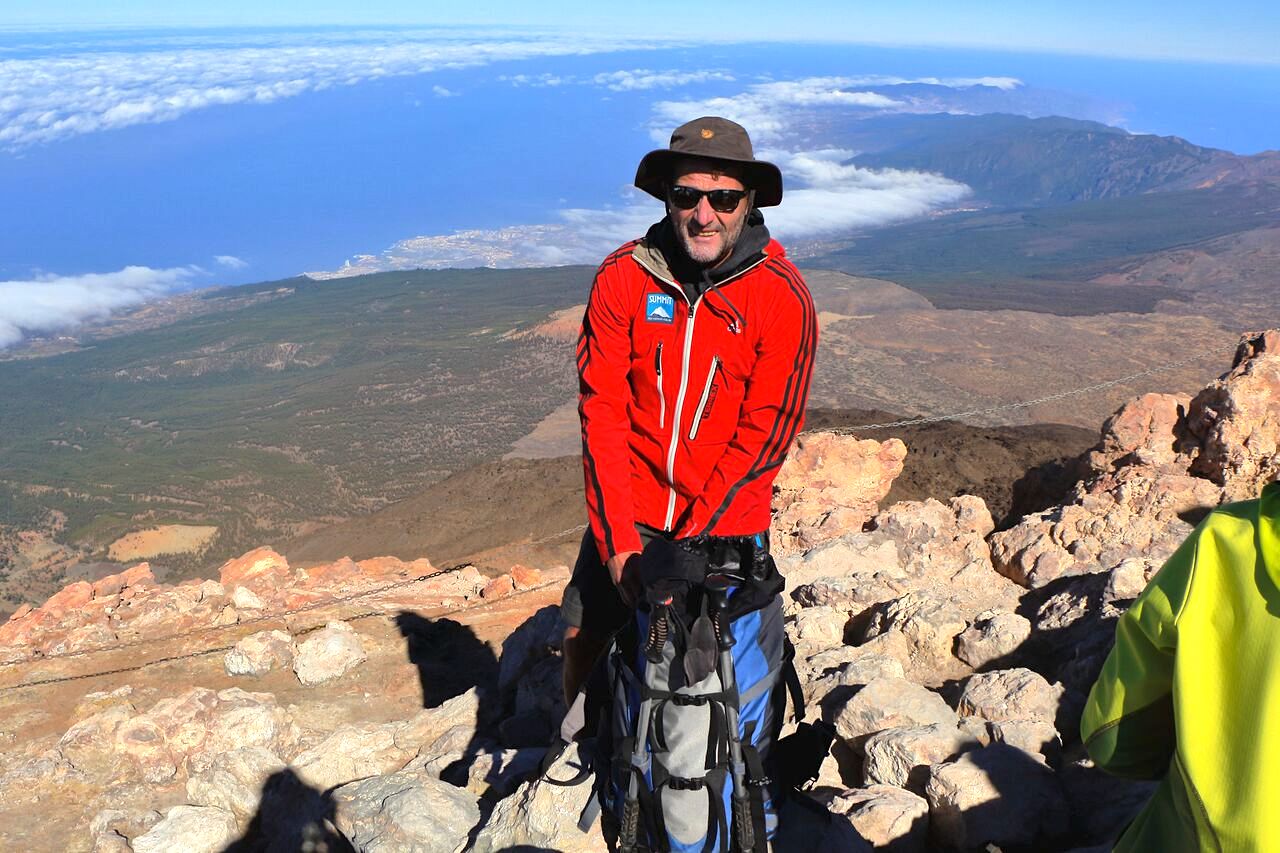 Teide Wanderung Gipfel Aussicht