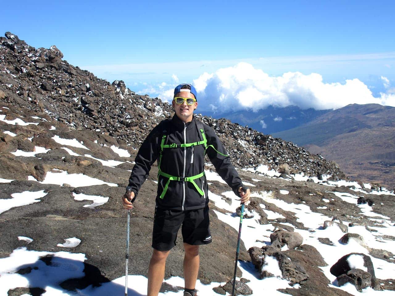 Teide Wanderung Schnee