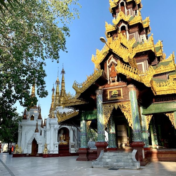 Tempel-Anlagen Shwedagon Paya Myanmar