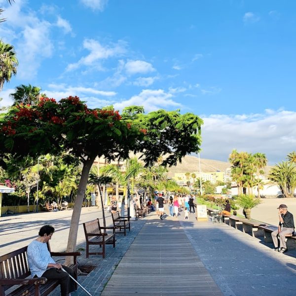Teneriffa Los Cristianos Promenade
