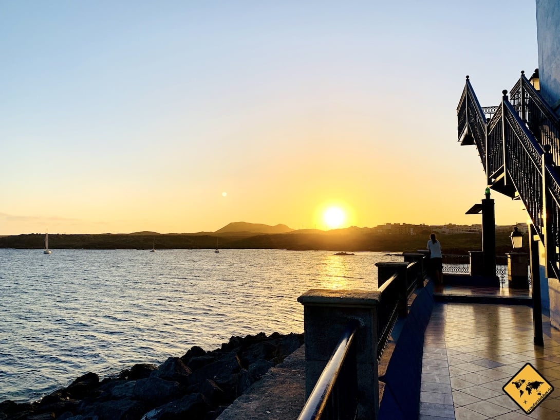 Teneriffa Meer Sonnenuntergang Langzeitreise