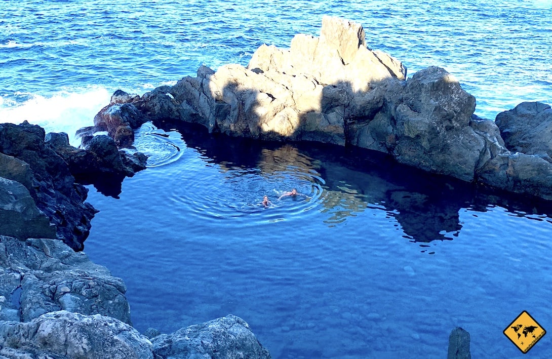 Teneriffa Naturpool Charco de la Laja baden