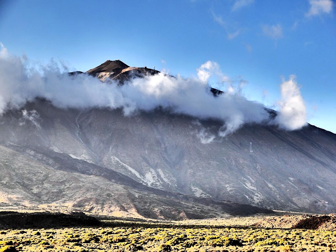 Teneriffa Teide Wanderung Wolken