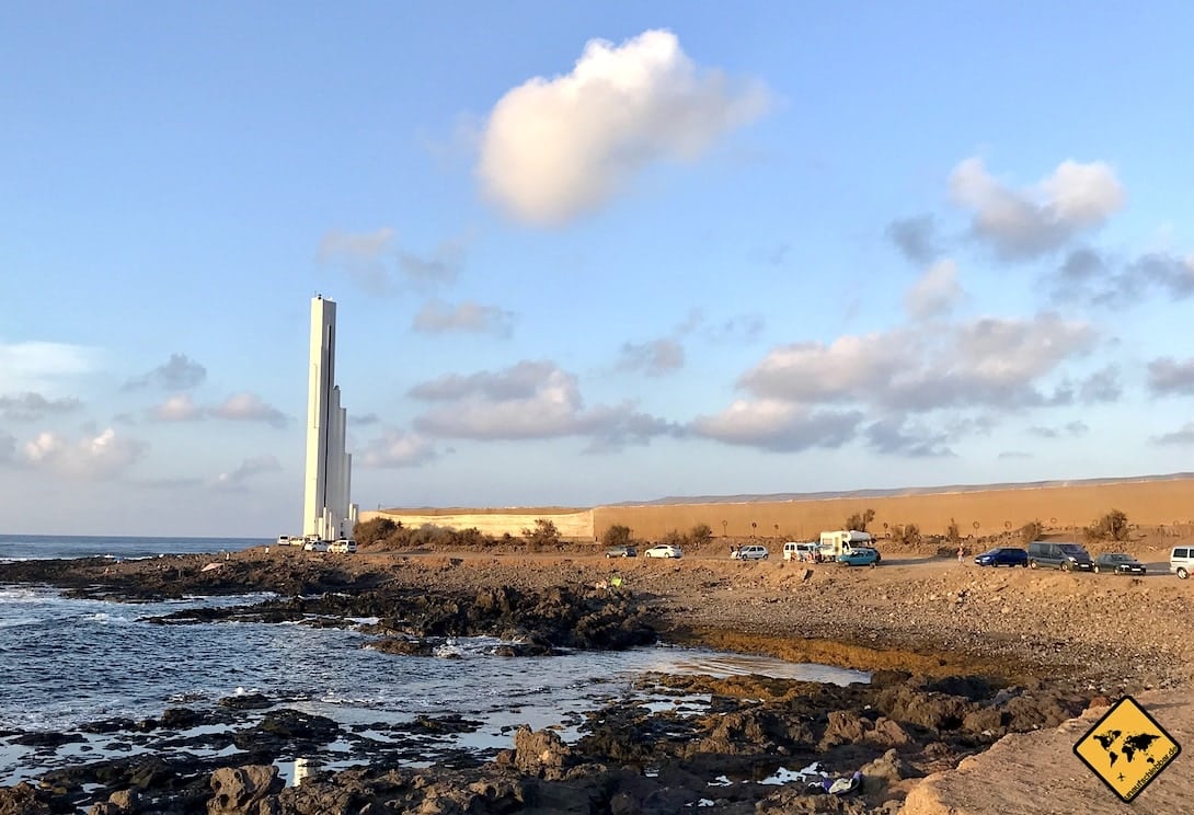 Teneriffa campen Punta del Hidalgo Leuchtturm