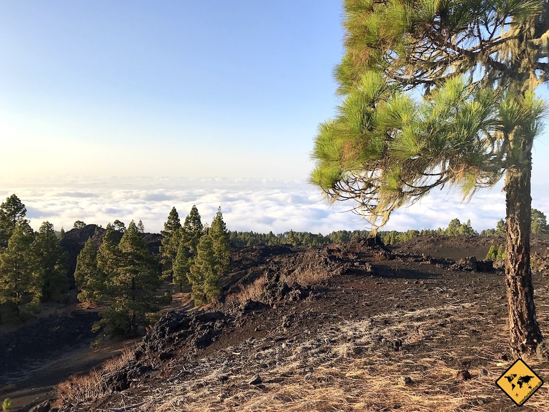 Teneriffa interessante Orte Chinyero Wolken