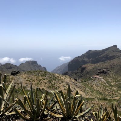 Blick vom ersten Aussichtspunkt "Mirador De Cherfe" auf das Teno Gebirge